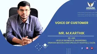 Trusted by Experts | Testimonial from Head of Biomedical &ndash; VIMS Hospital Salem