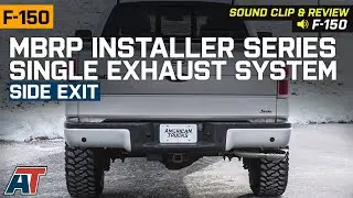 2009-2010 5.4L F-150 MBRP Installer Series Single Exhaust System - Side Exit Sound Clip & Review