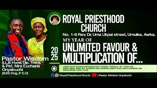 SUNDAY 1st SERVICE ||  Pastor Wisdom Onyebuchi