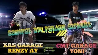 AKHIRNYA RENZY AY MUNCUL LAGI || KRS MANUAL TECH (RENZY AY) VS CRT GARAGE (YONI) || 201 M🏁