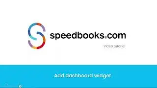 Add widget in Speedbooks