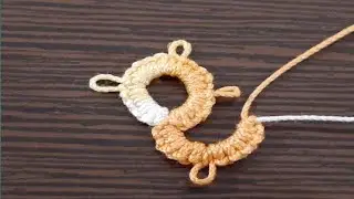 #23 Needle tatting:double stitch, picot, ring &chain||Hindi ||हिन्दी ||