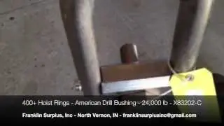 Hoist Rings - American Drill Bushing - 24,000 lb