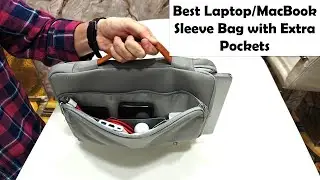 Best Laptop/MacBook Sleeve Bag with Extra Pockets-Unboxing & Review (MOCA)