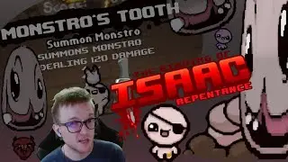 Teeter Plays The Binding of Isaac: Repentance - 3 - Monstro Madness (Monstro's Tooth + Fruit Cake)