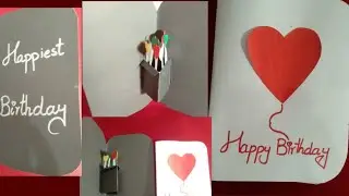 Birthday cards||How to make birthday card||Birthday cards for kids||Easy way to make birthday card