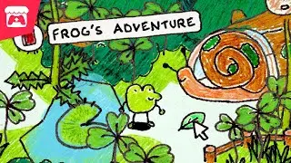Frog's Adventure - A hand-drawn, point-and-click adventure game about a frog who gets given a brain!