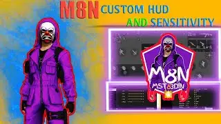 M8N CUSTOM HUD AND SENSITIVITY FULL VIDEO | M8N HEADSHOT SETTING | THUG LIFE GAMER