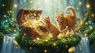 Two Kittens Found a Magical Treasure Island 🐱✨ | Full Fantasy Adventure