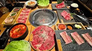 Eating Premium Japanese Charcoal BBQ