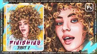 [ VEXEL ART ] CURLY HAIR STYLE in Photoshop | PART 7 - FINISHING
