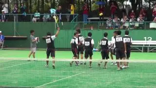 2017年 ソフトテニス男子 団体 塩田工×南陽工 1回戦