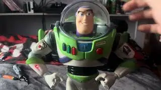 Thinkway Toys Toy Story 1-2 Talking Buzz Lightyear Room Gaurd Security From 1997-1999 All Phrases