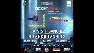 Massa Boxing Night |Titolo italiano Gallo GRANDE vs SANNINO | Int. Silver Piuma WBC Tassi vs Sanchez