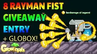 Growtopia | 8 Rayman Fist Giveaway Entry [Ends at 360,000 subs]
