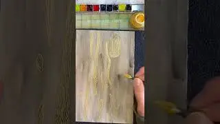 Golden Wood Grain #3 #painting #drawing #abstract #dippen #watercolor #mixedmedia #relaxing #art