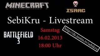 Livestream mit SebiKru - Samstag 18:00 Uhr