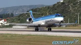 Estonian Air - Bombardier CRJ-900 NG ES-ACB - Landing at Split Airport SPU/LDSP