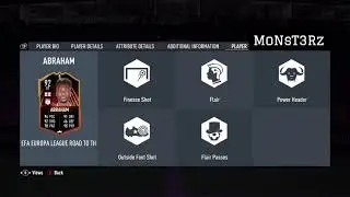 92 Abraham UEFA Europa League Road to the Final SBC FIFA 23