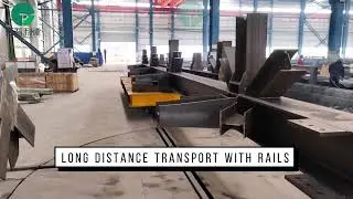 30T Convenient Railway Transfer Trolley,Long Distance Transport Remote Control Transfer Cart