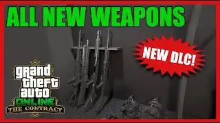 All NEW Weapons From THE CONTRACT DLC Update - STUN GUN, EMP LAUNCHER & HEAVY RIFLE | GTA 5 ONLINE