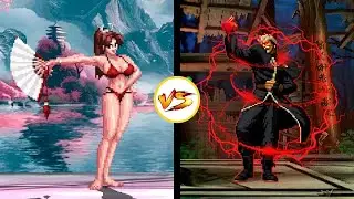 Mai Shiranui vs Lord Goenitz Fight  🔥 KOF Mugen💥 Must Watch