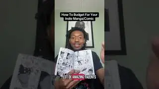 How To Budget For Your Indie Comic/Manga #shorts #storytelling #booktok #manga #comics #indieartist