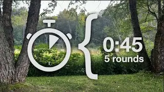 Guided Wim Hof Breathing Practice - 45 second holds, 5 rounds