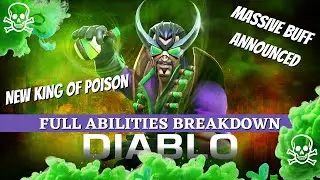 Diablo Buff Announcement - Full Abilities Breakdown - Massive Poison Damage - MCOC