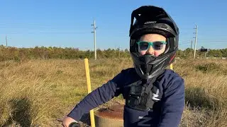 Dirtbike Stacyc Ride 6 year old Go Pro Vlog