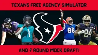 PICKING UP THE BEST OFFENSIVE LINE TALENT IN FREE AGENCY TO HELP THE TEXANS!! OFFSEASON SIMULATOR!!