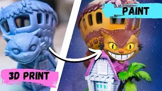 Bring Totoro's Catbus to Life: 3D Print Timelapse