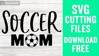 Soccer Mom Svg Free Cut File for Cricut
