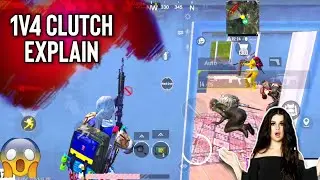 😳 Next Level 1V4 Clutch in Pubg - Explain | Pubg 1v4 Clutch | Pubg Funny Video #shorts #short