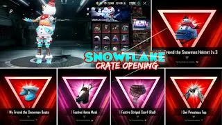 PUBG NEW STATE SNOWFLAKE CRATE OPENING | PUBG NEW STATE CRATE OPENING