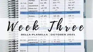 WEEK THREE BUDGET CHECK IN | OCTOBER 2021 | BELLA PLANELLA