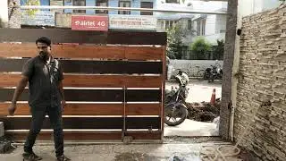 Automatic SS Gate with HPL sheet Contact 9884414042