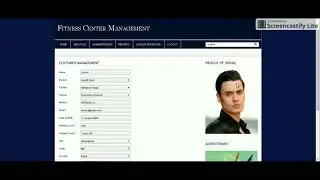 PHP And MySQL Project On Fitness Center Management System