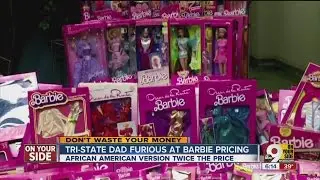Dad angry over price difference for African-American Barbie Dolls at Target