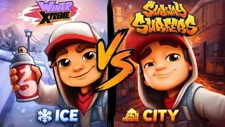 Subway Surfers Winter Xtreme vs Subway City | Side-by-Side Gameplay Comparison