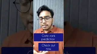 Gate result announcement | #gate2023 #mtech