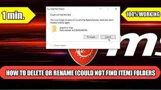 How to delete not deletable folders | How to Delete Undeletable Files & Folders in Windows 10/8/7