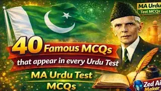 Urdu Adab MCQs Part#1_-_for All Tests MCQs,MA Urdu __-__Zed Ai Maker 
