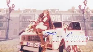【MMD】コマンダン・テスト&ジャン・バール&リシュリュー『shape of you』French.ver【アズレン|艦これ|KanColle|AzurLane】1440p60QHD