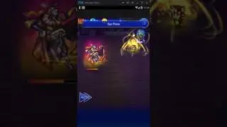 [FFRK] Setzer and Relm fight Kefka! (Ultimate ++)