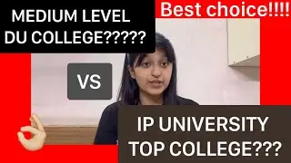 🤍LOW LEVEL DU COLLEGE VS IPU TOP COLLEGES??!?!? WHICH IS THE BEST? And which should you choose😭😭