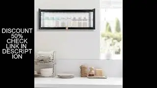 Black Wall-Mounted Cabinet Flip-Up Door Kitchen Wall Cabinet Translucent Strip Cabinet For Living Ro