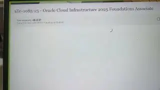 Oracle cloud infrastructure 2025 Foundation associate exam cleared 