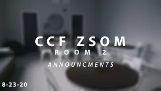 ZEAL School of Ministry Room 2 (8-23-20) | CCF Announcements