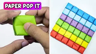 How to make Paper pop it / Cool Origami Fidget Toy / Paper Craft Ideas